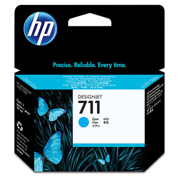 C.t.HP #711 cian 29ml Designjet T120 T125 T130 T520 T525 T530