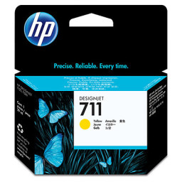 C.t.HP #711 amarillo 29ml Designjet T120 T125 T130 T520 T525 T530